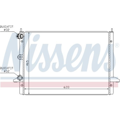 Nissens | Kühler, Motorkühlung | 67303