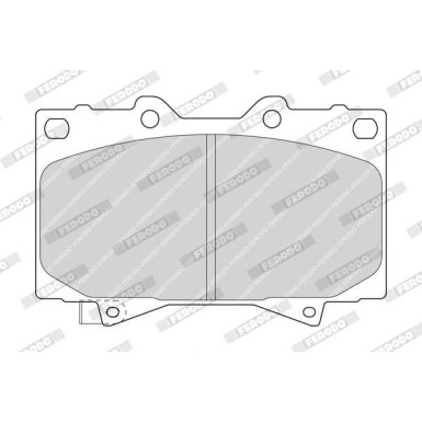 Ferodo | Bremsbelagsatz, Scheibenbremse | FDB1456