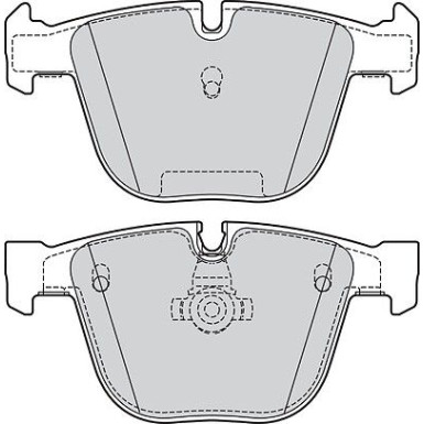 Valeo Bremsbelagsatz, Scheibenbremse 601730