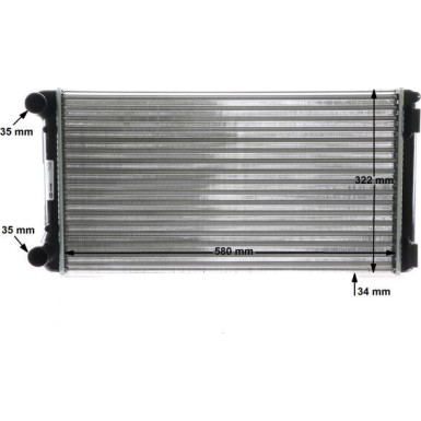 Mahle | Kühler, Motorkühlung | CR 1444 000S