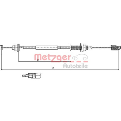 Metzger | Gaszug | 10.0390