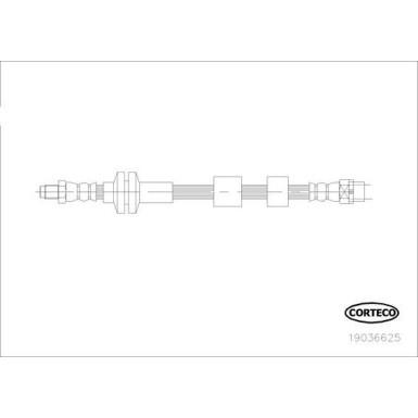 Corteco | Bremsschlauch | 19036625