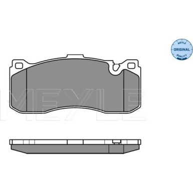 Meyle Bremsbelagsatz, Scheibenbremse MEYLE-ORIGINAL: True to OE 025 243 1617