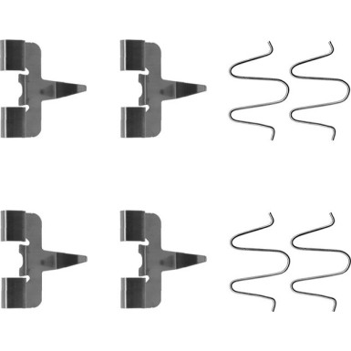 BOSCH | Zubehörsatz, Scheibenbremsbelag | 1 987 474 619