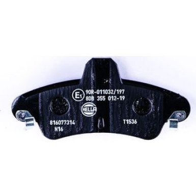 Hella | Bremsbelagsatz, Scheibenbremse | 8DB 355 012-191