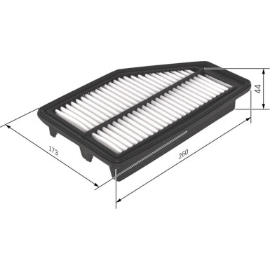 BOSCH F 026 400 295 Luftfilter BOSCH F 026 400 295 Luftfilter