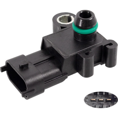 FEBI BILSTEIN 174424 Sensor, Ladedruck FEBI BILSTEIN 174424 Sensor, Ladedruck
