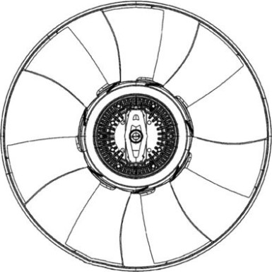 Mahle Lüfter, Motorkühlung BEHR Premium Line CFF 493 000P