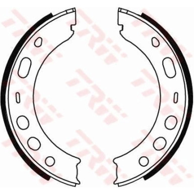 GS8706 Bremsbackensatz, Feststellbremse