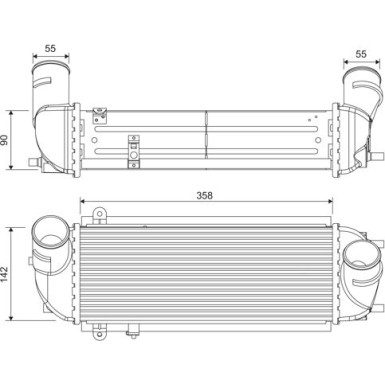 818692 Ladeluftkühler 818692 Ladeluftkühler