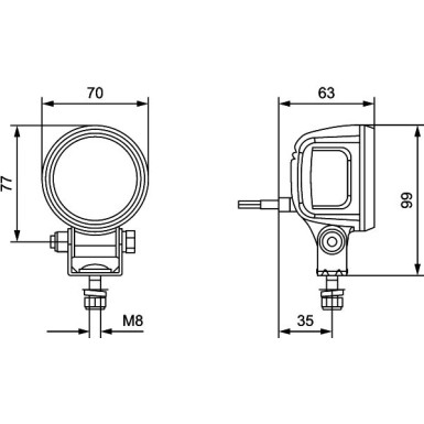 Hella | Arbeitsscheinwerfer | 1G0 996 210-011