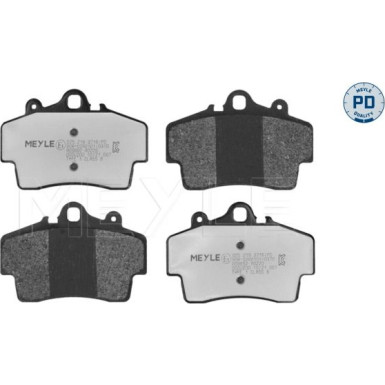 025 219 3716/PD Bremsbelagsatz, Scheibenbremse MEYLE-PD: Advanced performance and design.