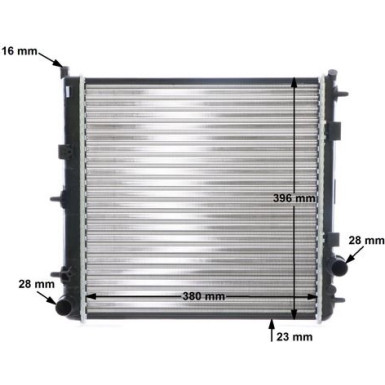 CR 557 000S Kühler, Motorkühlung BEHR CR 557 000S Kühler, Motorkühlung BEHR