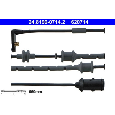 24.8190-0714.2 Warnkontakt, Bremsbelagverschleiß