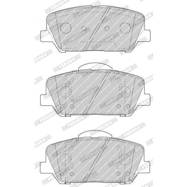 Ferodo | Bremsbelagsatz, Scheibenbremse | FDB4703