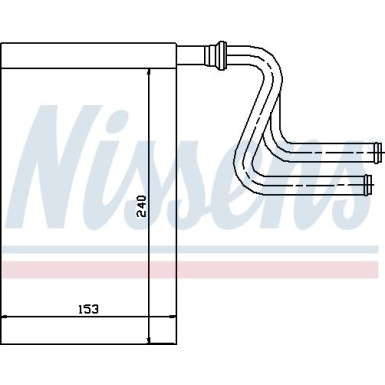 Nissens | Wärmetauscher, Innenraumheizung | 71745