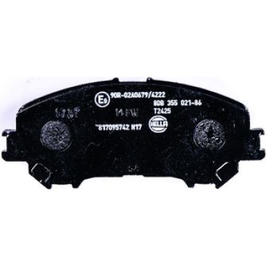 Hella | Bremsbelagsatz, Scheibenbremse | 8DB 355 021-861