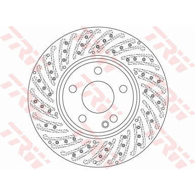 Bremsscheibe TRW SINGLE DF6262S