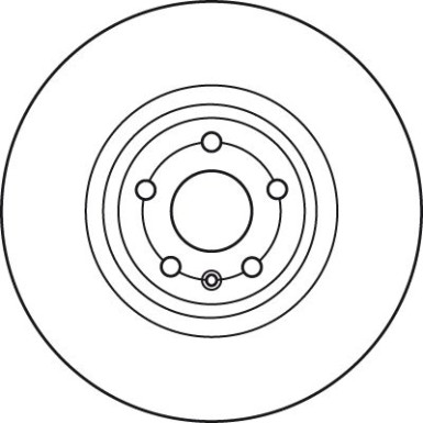 Bremsscheibe TRW SINGLE DF6041S