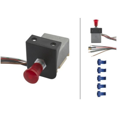 Hella | Warnblinkschalter | 6HD 002 535-031