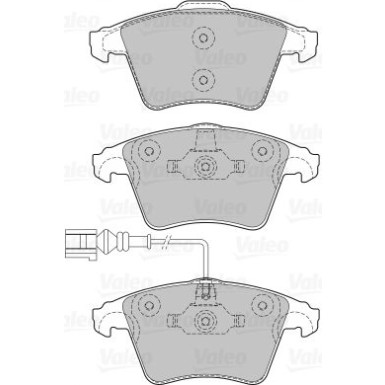 598652 Bremsbelagsatz, Scheibenbremse