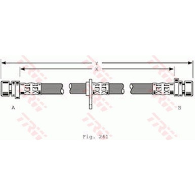 PHA367 Bremsschlauch
