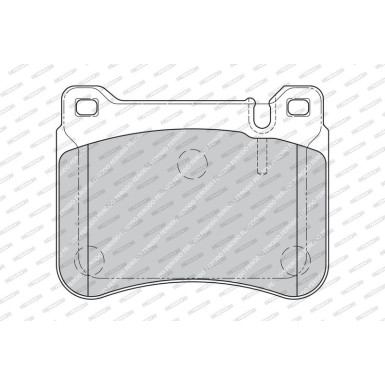 Ferodo | Bremsbelagsatz, Scheibenbremse | FDB1907