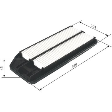 BOSCH 1 987 429 192 Luftfilter