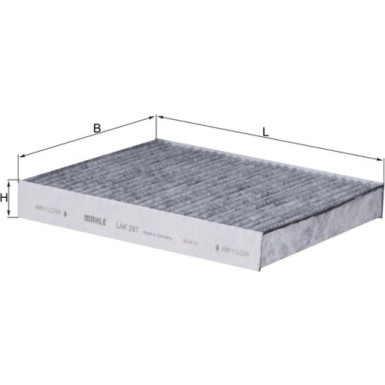 LAK 297 Filter, Innenraumluft LAK 297 Filter, Innenraumluft