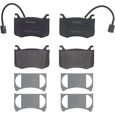 Brembo | Bremsbelagsatz, Scheibenbremse | P 23 183