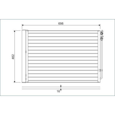 814410 Kondensator, Klimaanlage 814410 Kondensator, Klimaanlage