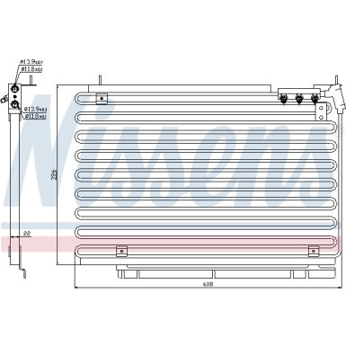 94576 Kondensator, Klimaanlage ** FIRST FIT ** 94576 Kondensator, Klimaanlage ** FIRST FIT **