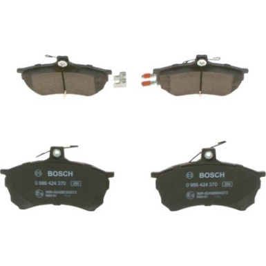 BOSCH | Bremsbelagsatz, Scheibenbremse | 0 986 424 370