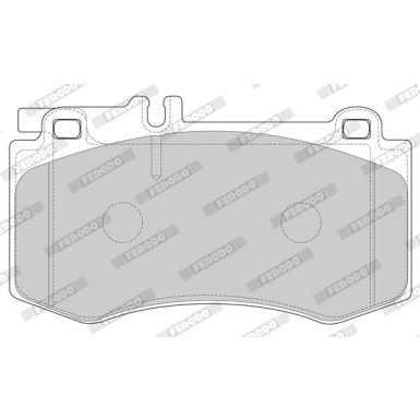 Ferodo | Bremsbelagsatz, Scheibenbremse | FDB4694