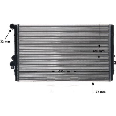 Mahle | Kühler, Motorkühlung | CR 854 001S