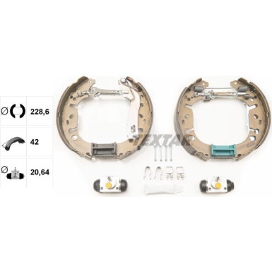 Textar Bremsbackensatz Shoe Kit Pro 84065400