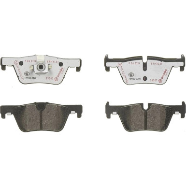 Brembo Bremsbelagsatz, Scheibenbremse XTRA LINE P 06 071X