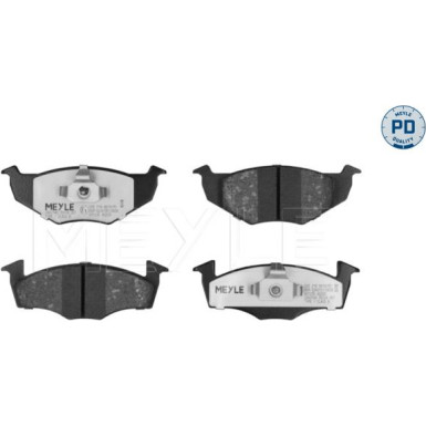 Meyle | Bremsbelagsatz, Scheibenbremse | 025 218 6619/PD