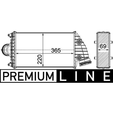Mahle | Ladeluftkühler | CI 379 000P