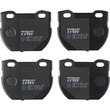 TRW | Bremsbelagsatz, Scheibenbremse | GDB1209