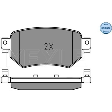 Meyle Bremsbelagsatz, Scheibenbremse MEYLE-ORIGINAL: True to OE 025 223 4915