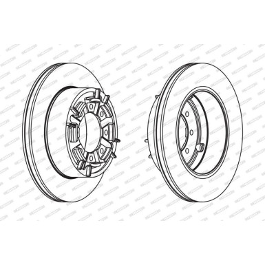 Ferodo | Bremsscheibe | FCR140A