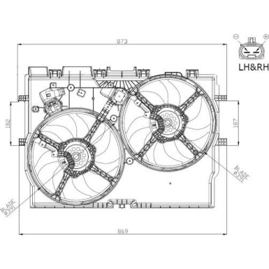 47945 Lüfter, Motorkühlung