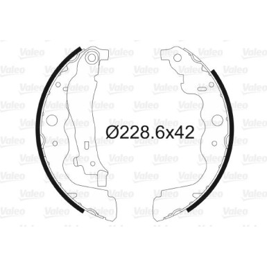 564104 Bremsbackensatz