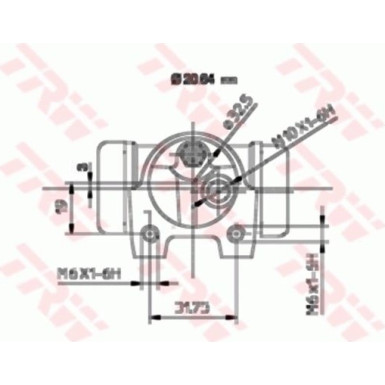 BWF118 Radbremszylinder BWF118 Radbremszylinder