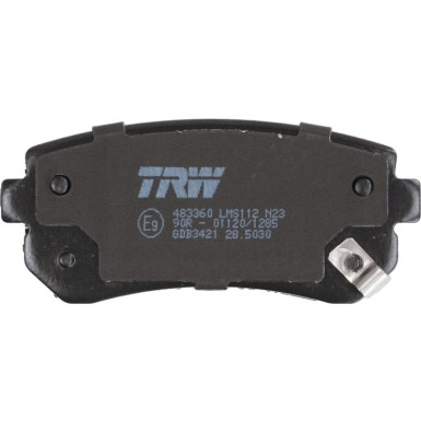 TRW | Bremsbelagsatz, Scheibenbremse | GDB3421