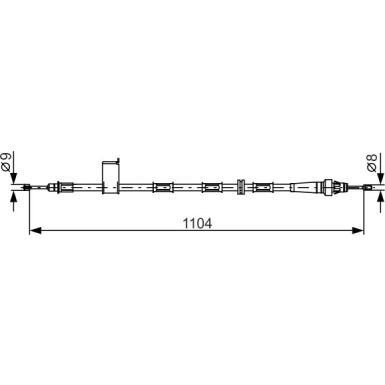 1 987 482 364 Seilzug, Feststellbremse