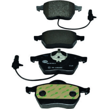 Hella Pagid | Bremsbelagsatz, Scheibenbremse | 8DB 355 008-411 Hella Pagid | Bremsbelagsatz, Scheibenbremse | 8DB 355 008-411