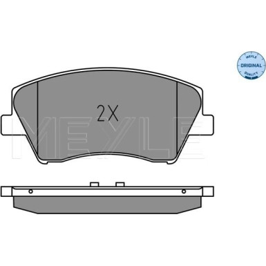Meyle Bremsbelagsatz, Scheibenbremse MEYLE-ORIGINAL: True to OE 025 225 1817