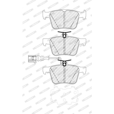 Ferodo Bremsbelagsatz, Scheibenbremse PREMIER ECO FRICTION FDB5384